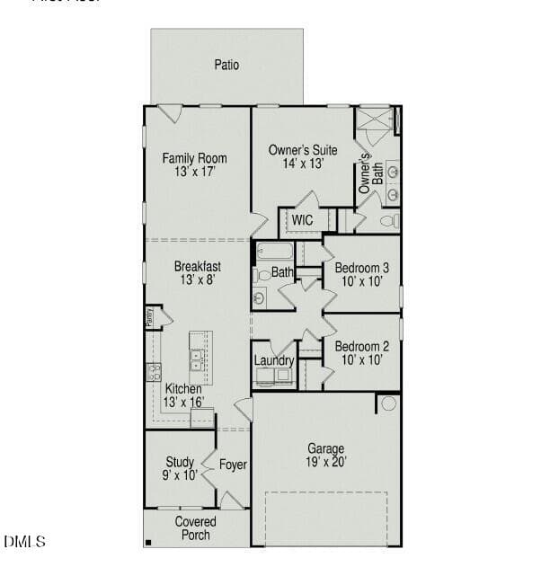 Floor Plan - 95 Chardonnay Drive, Lillington, NC 27546