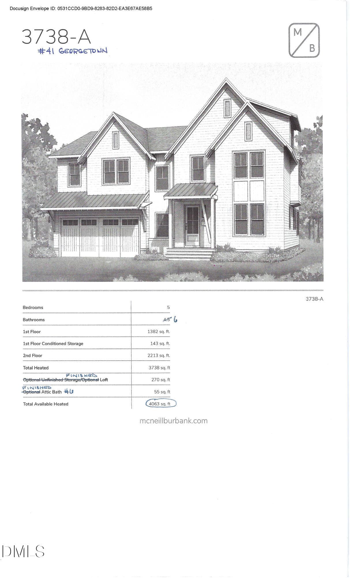 Rendering - 631 Georgetown Road, Raleigh, NC 27608, Raleigh