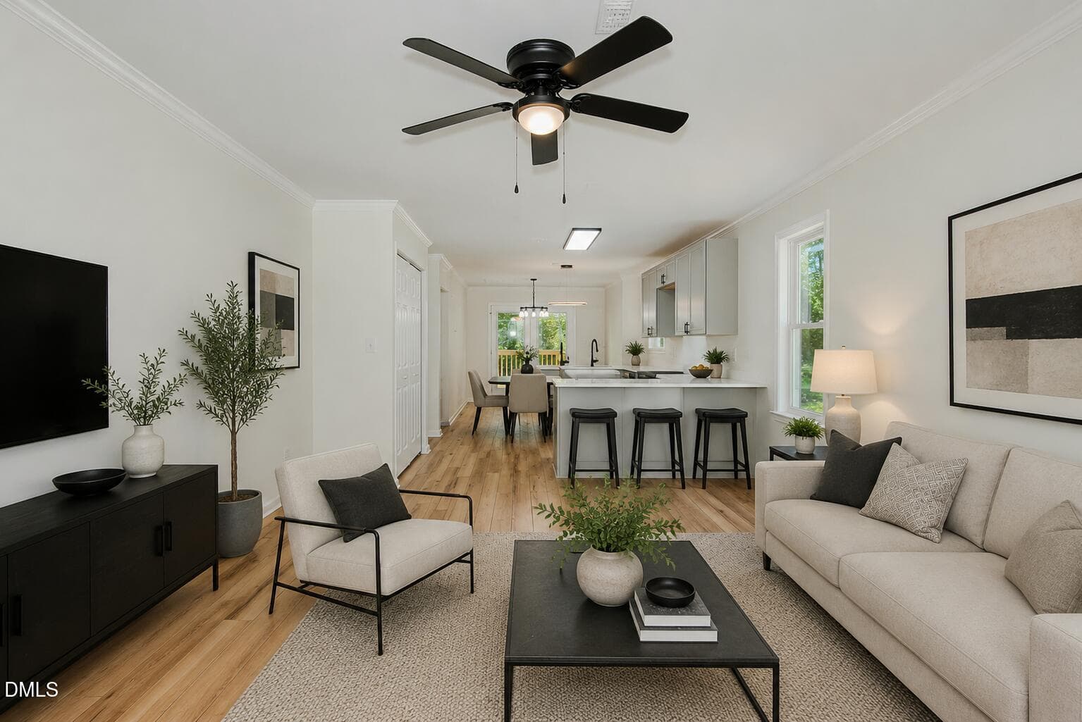 VS Living room - 404 Walker Avenue, Graham, NC 27253