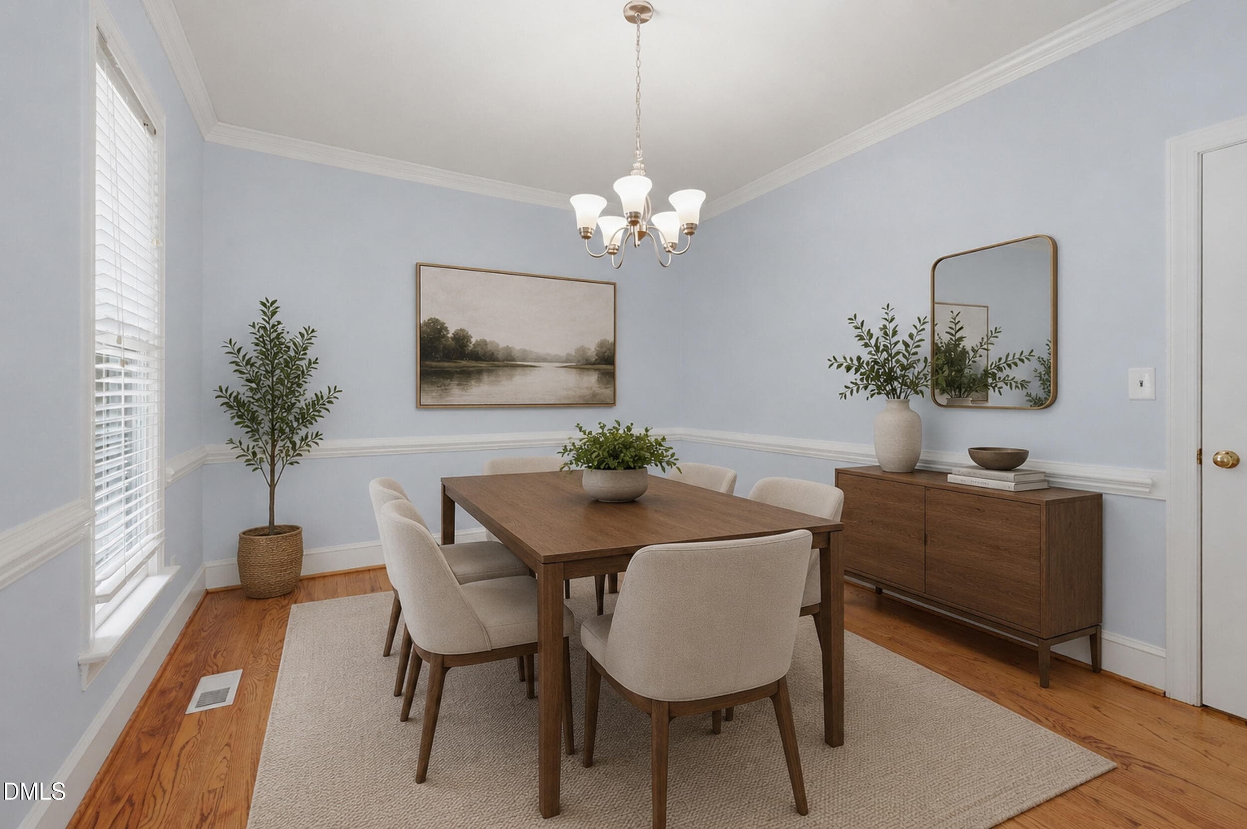 4217 Wood Valley Dining Room Staged Pic - 4217 Wood Valley Drive, Raleigh, NC 27613, Raleigh
