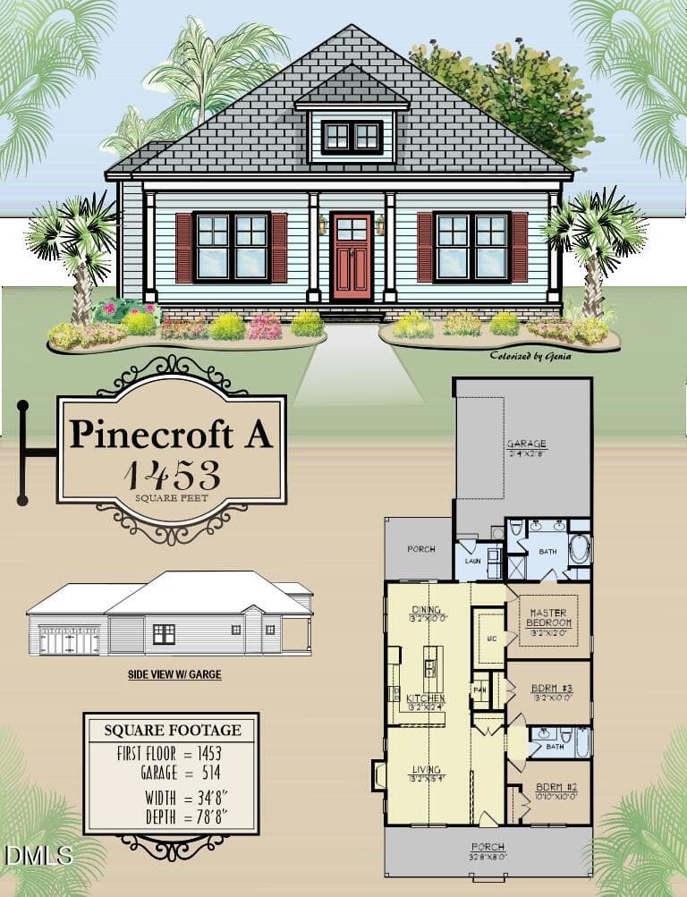 Pinecroft A-ElvnFlr - 110 Mason Street, Princeton, NC 27569