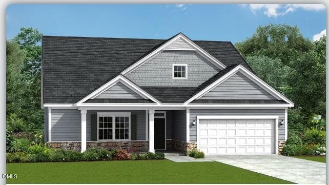Margot Manor Lot 100 Rendering - 297 Margot Manor Drive, Benson, NC 27504