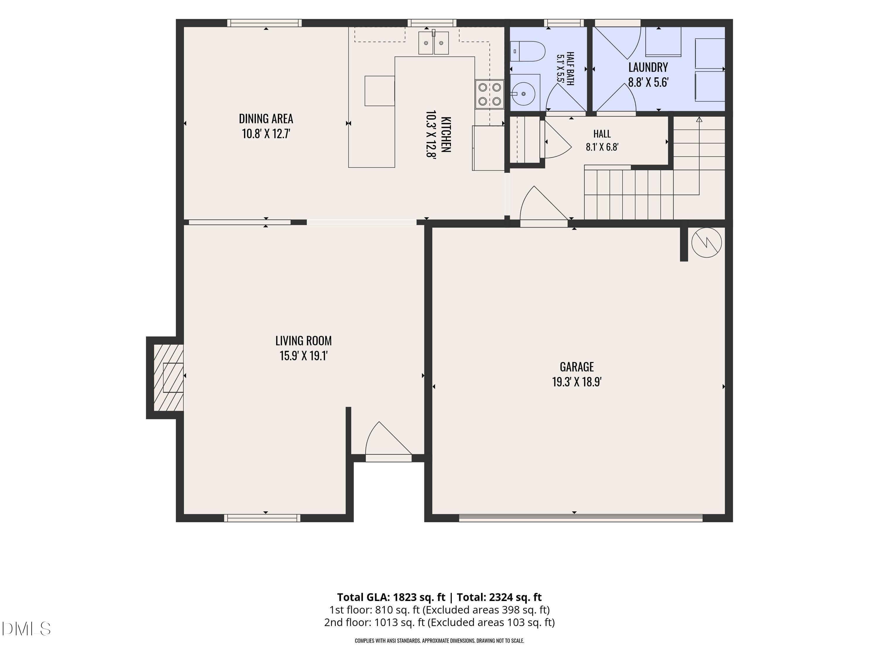 1st_floor_5214_interlock_drive_raleigh_w - 5214 Interlock Drive, Raleigh, NC 27610, Raleigh