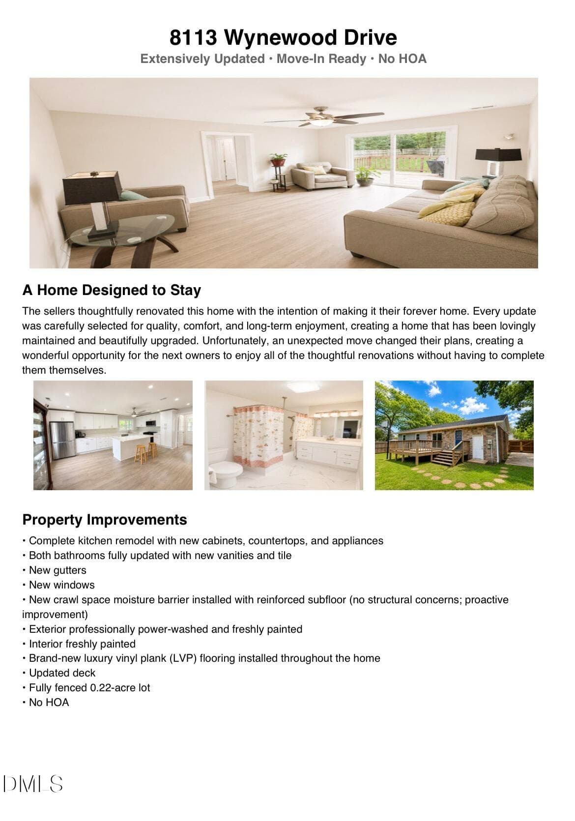 upgrades - 8113 Wynewood Drive, Raleigh, NC 27616, Raleigh