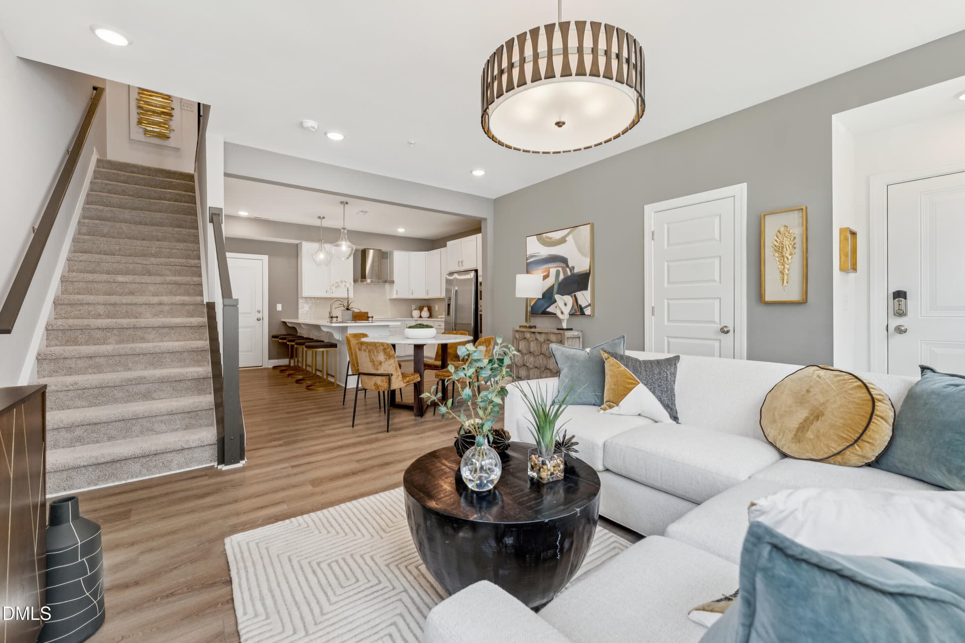 Living Room - 423 Grove Overlook Lane 100, Wake Forest, NC 27587