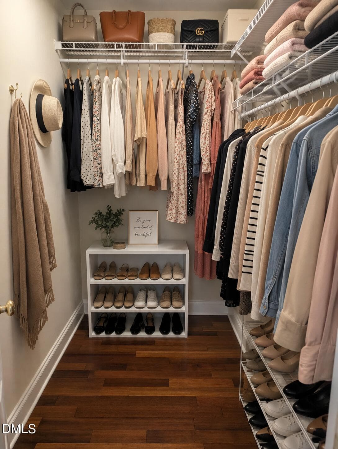 Walk in Closet Virtually Staged - 1031 Nicholwood Drive 203, Raleigh, NC 27605, Raleigh