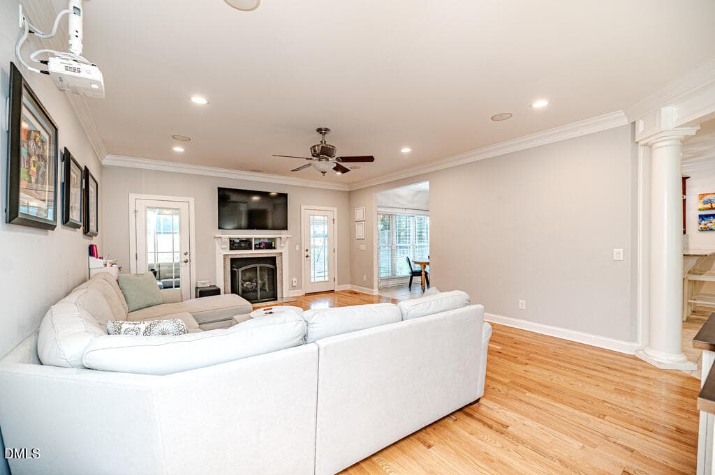 Foyer to LR - 1200 Graedon Drive, Raleigh, NC 27603, Raleigh
