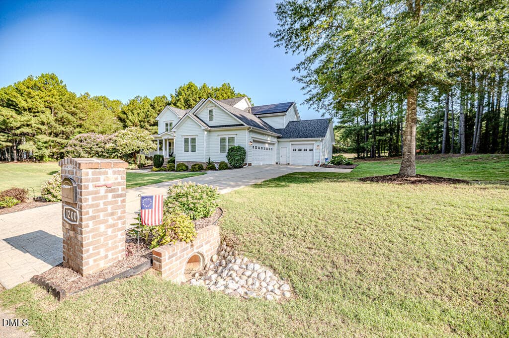 Front Driveway View - 1200 Graedon Drive, Raleigh, NC 27603, Raleigh