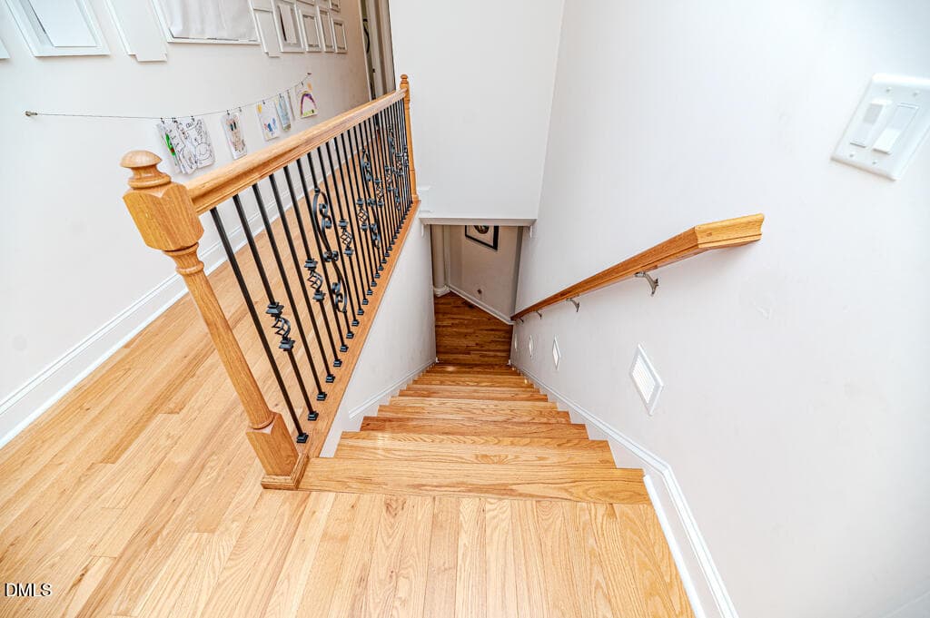 Hall to stairway - 1200 Graedon Drive, Raleigh, NC 27603, Raleigh