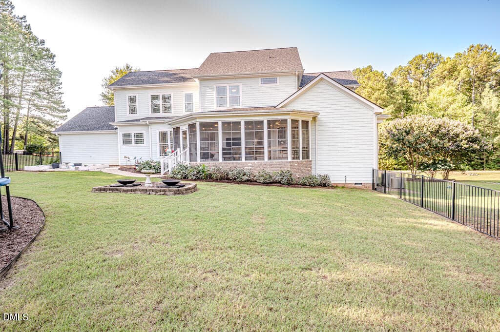 Rear of home - 1200 Graedon Drive, Raleigh, NC 27603, Raleigh