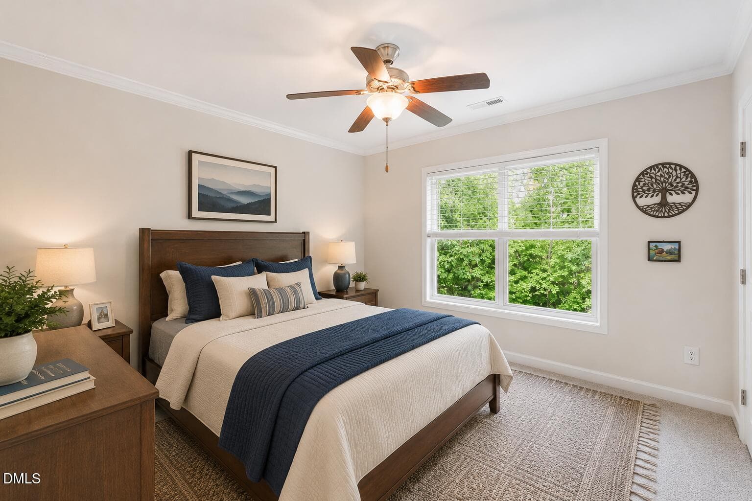 Secondary Bedroom staged - 776 Legend Oaks Drive, Chapel Hill, NC 27517, Chapel Hill