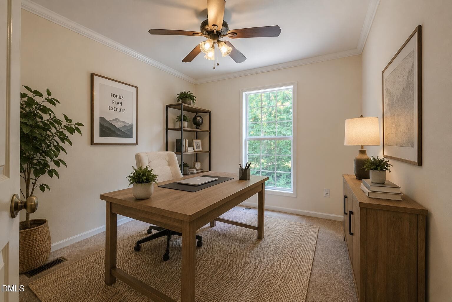 Medfield - downstairs office - 1806 Medfield Road, Raleigh, NC 27607, Raleigh