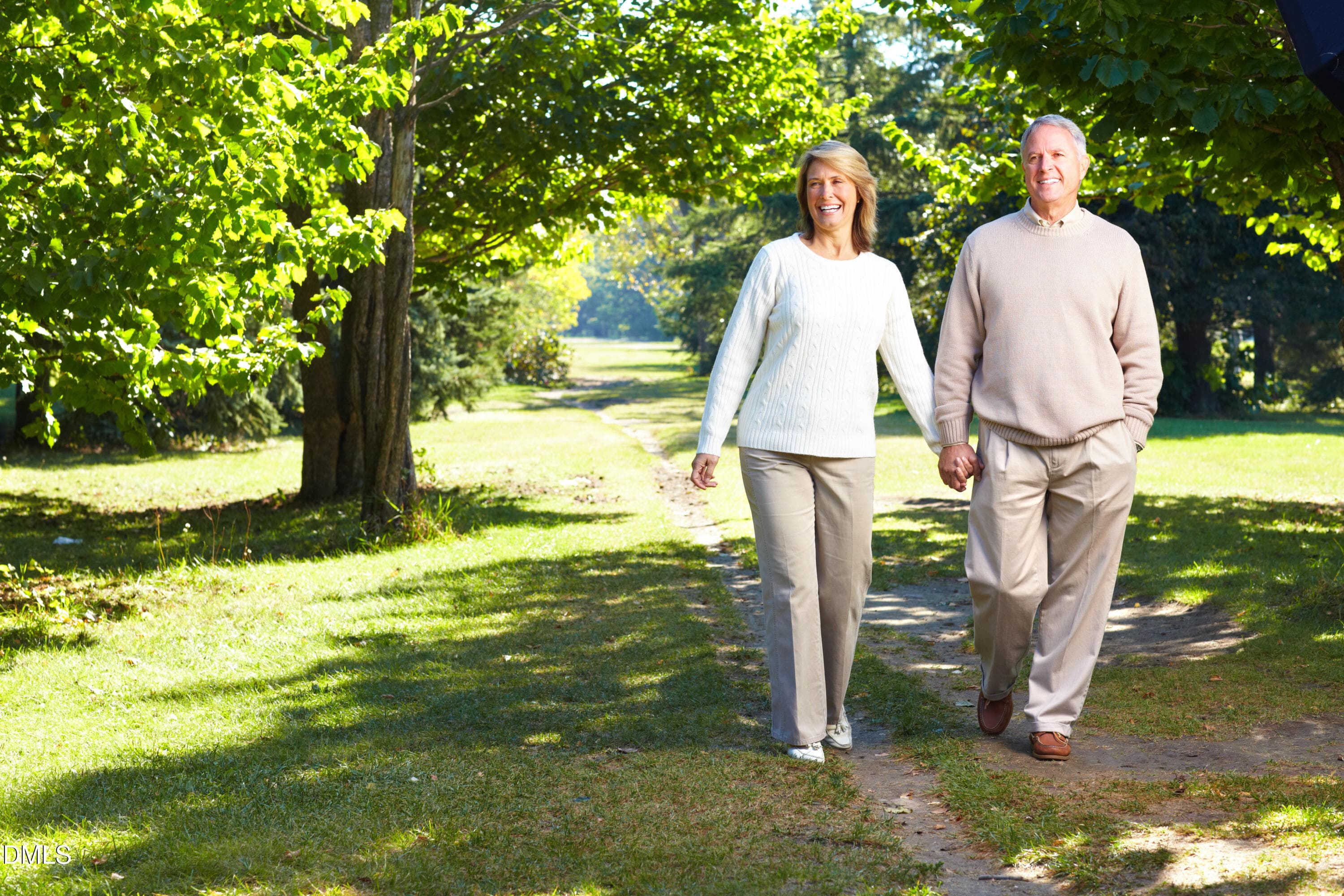 Mature Couple Walking in Nature_Mature C - 1305 Granholm Road 107, Cary, NC 27519, Cary