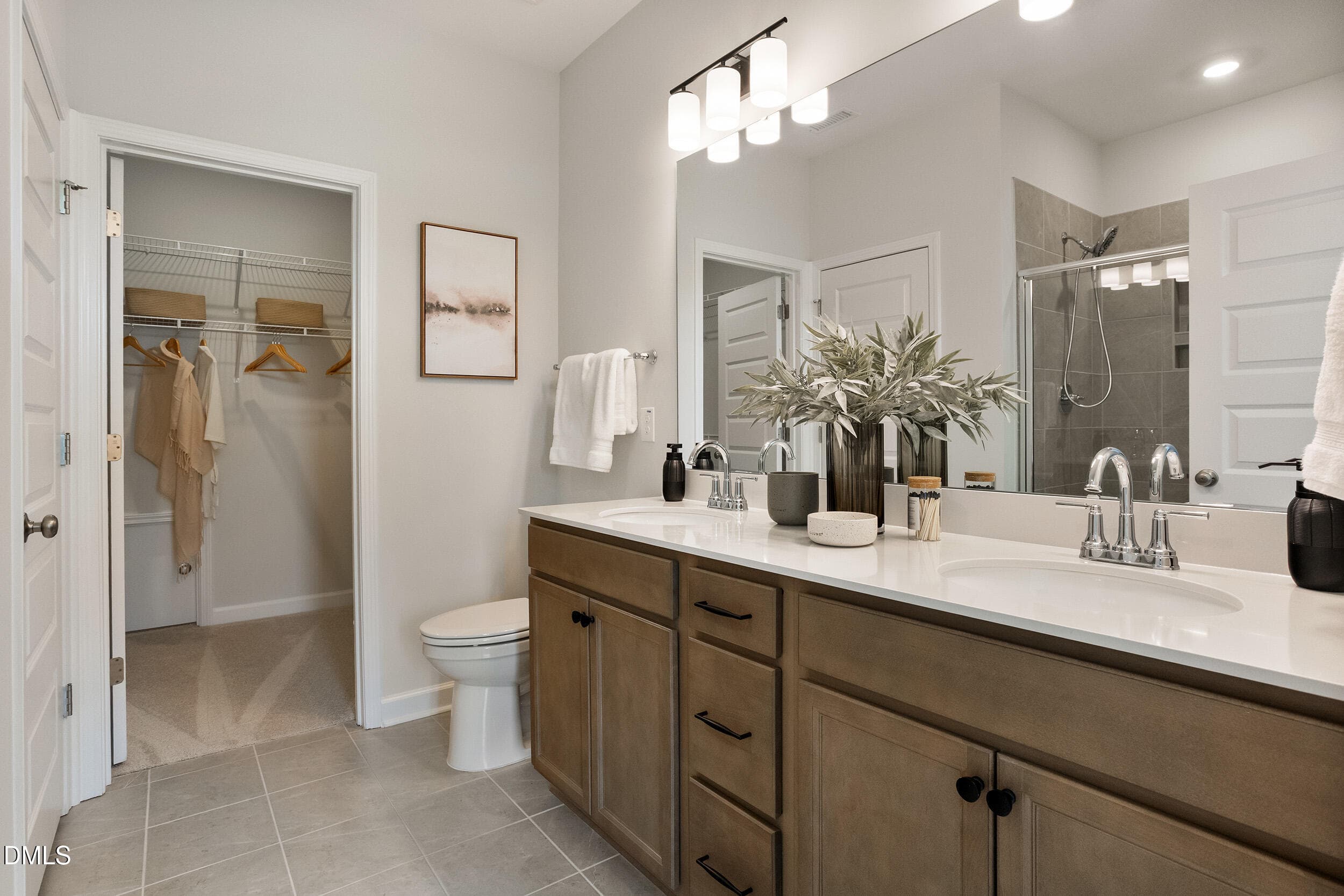 Primary Bathroom - Hydrangea C - Ovation - 607 Lanceleaf Lane 12, Durham, NC 27703, Durham