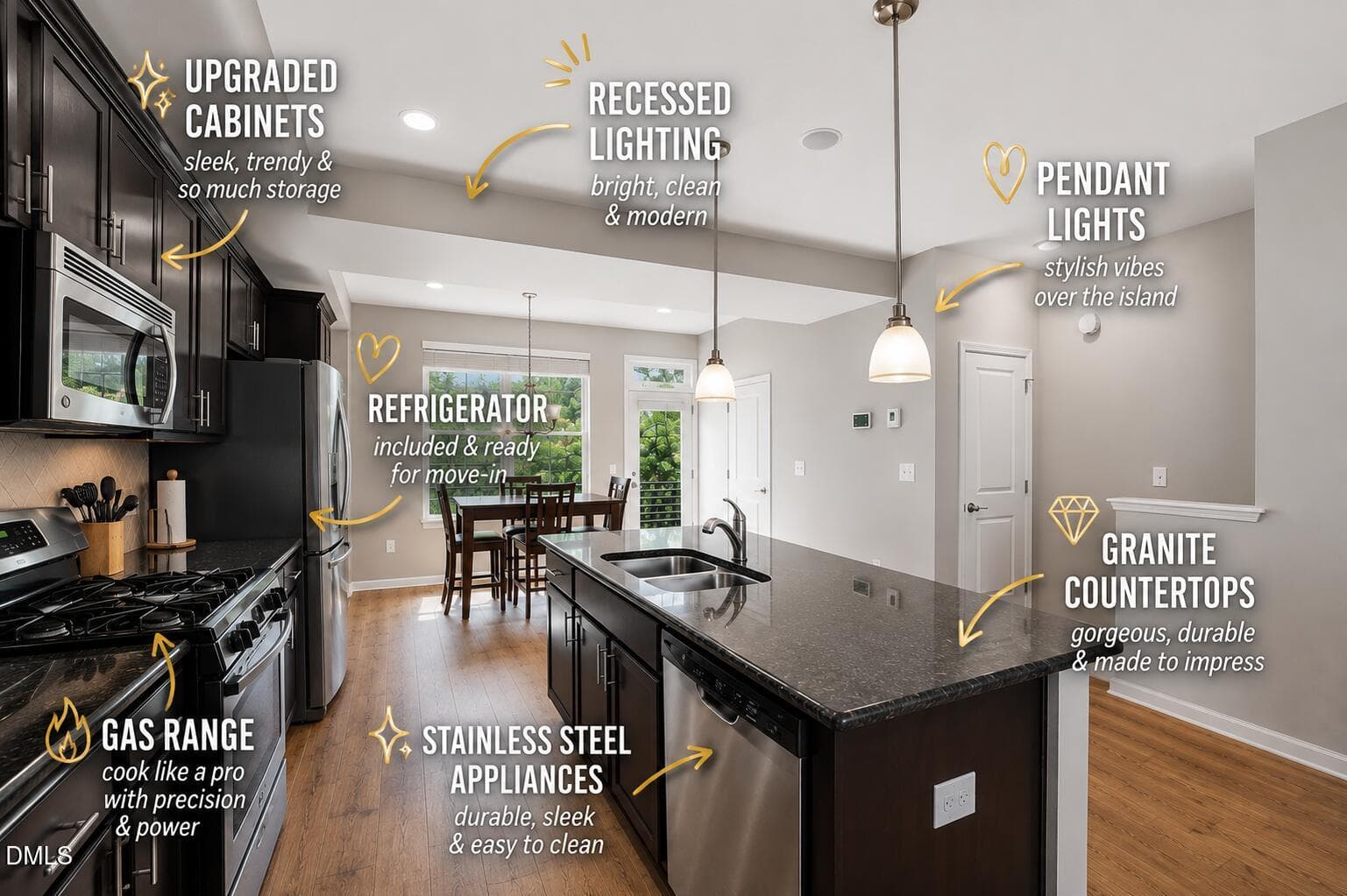 MLS Ready Kitchen Kempthorne - 3217 Kempthorne Road, Cary, NC 27519, Cary
