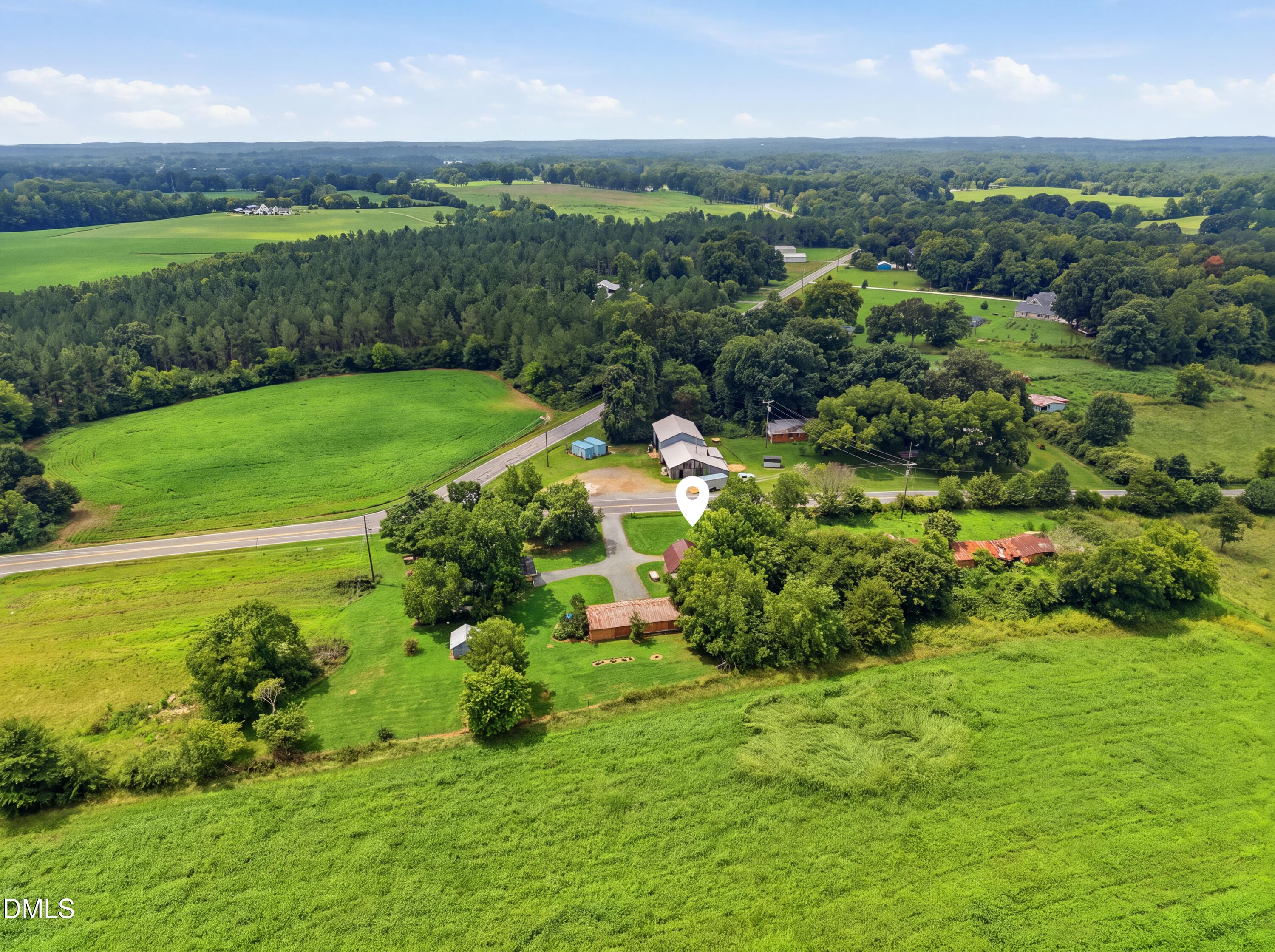 41_RearAerialView_of_SomePasture_And Str - 1884 Silk Hope Liberty Road, Siler City, NC 27344