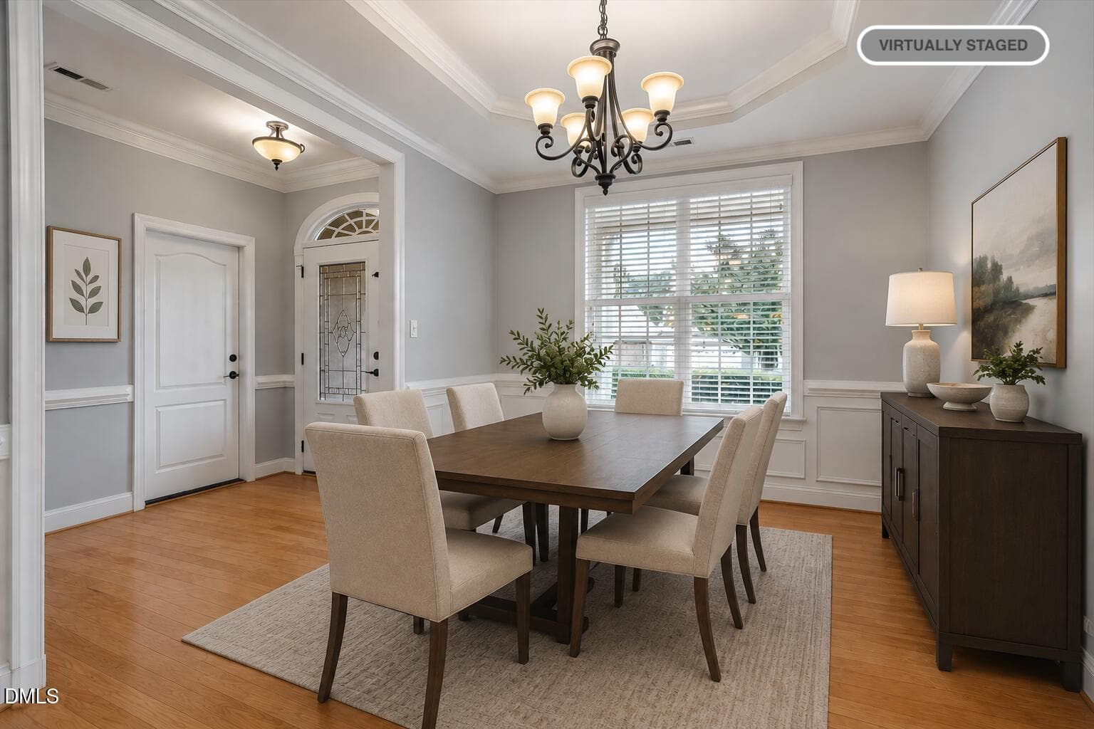 Virtual Staged Dining - 224 Shady Hollow Lane, Garner, NC 27529, Garner