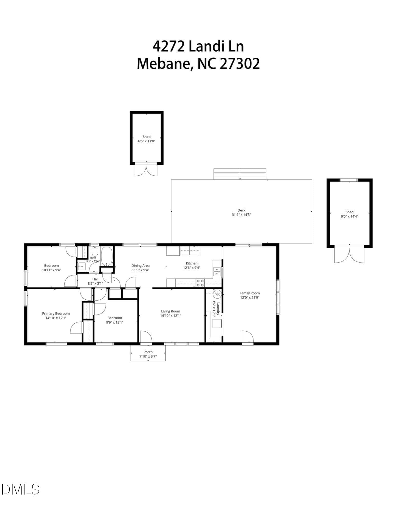 4272 Landi Lane- Floorplan - 4272 Landi Lane, Mebane, NC 27302, Mebane