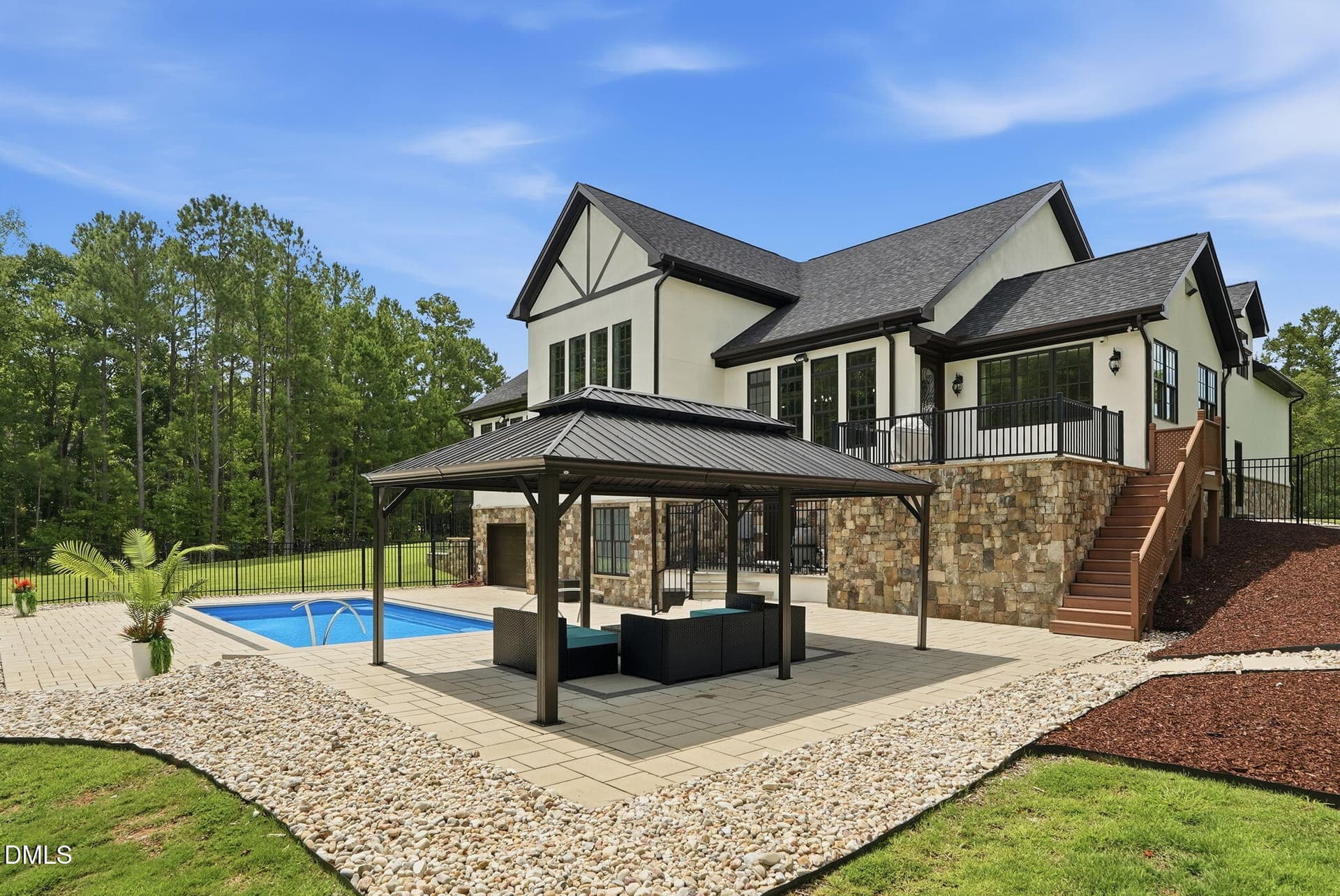 Exterior Back - 222 American Court, Apex, NC 27523