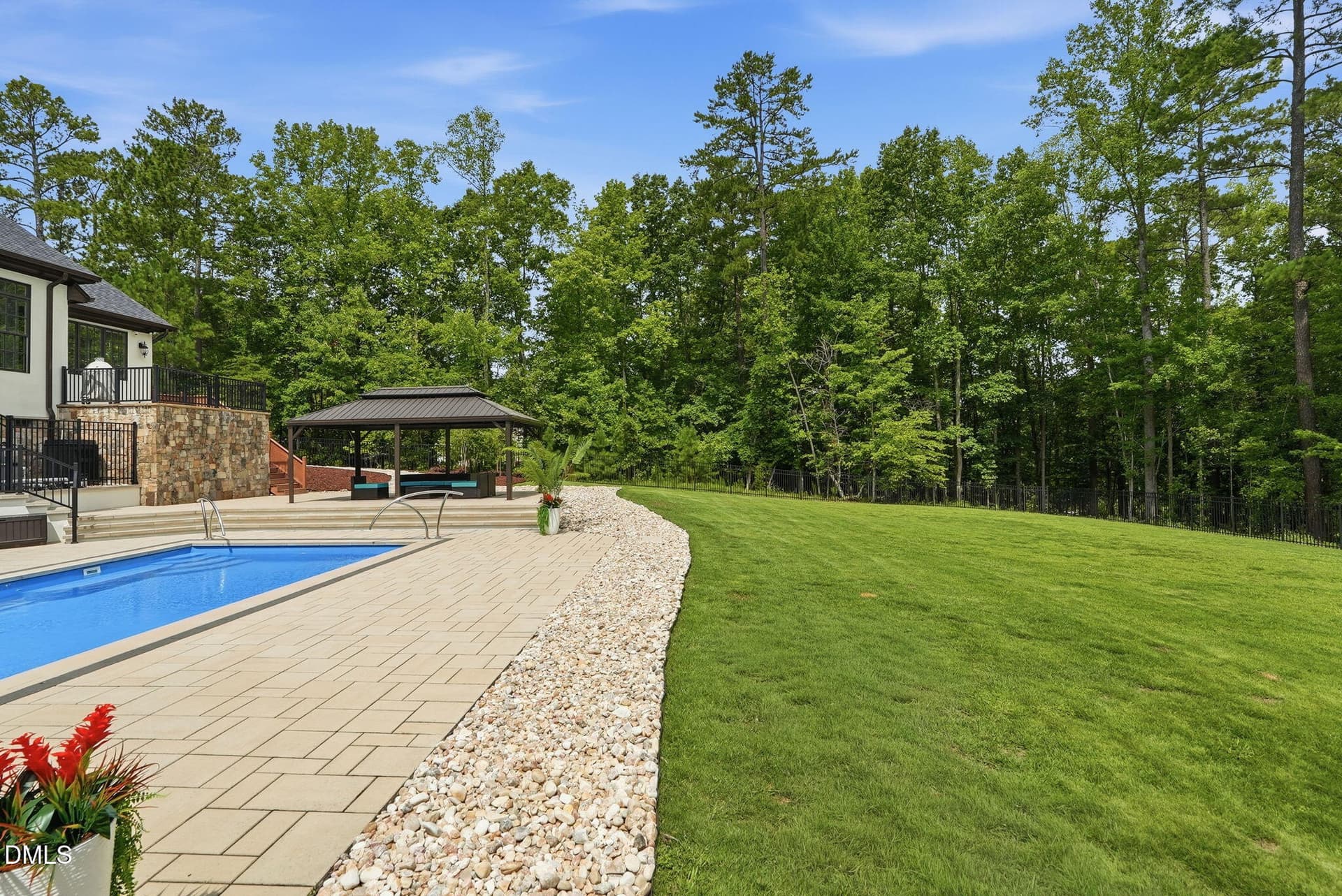 Back Yard - 222 American Court, Apex, NC 27523