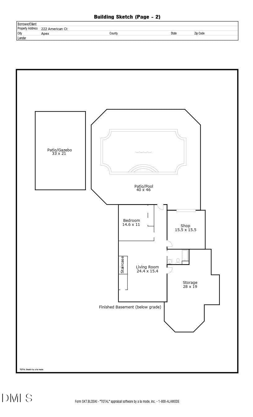 Floorplan-2 - 222 American Court, Apex, NC 27523