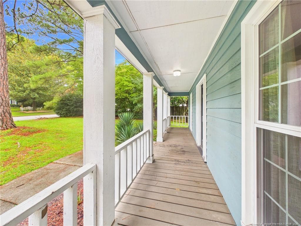 front porch - 3638 Thorndike Drive, Fayetteville, NC 28311, Fayetteville