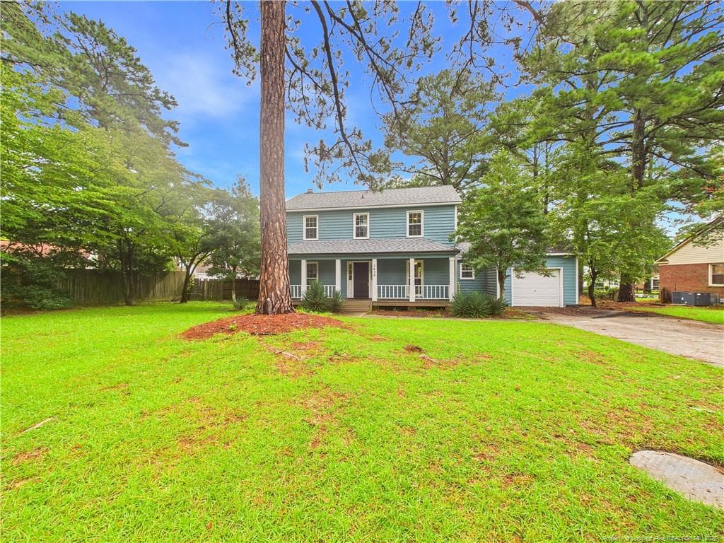 porch and garage - 3638 Thorndike Drive, Fayetteville, NC 28311, Fayetteville