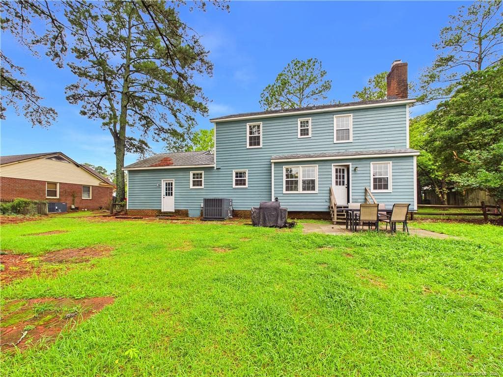 back of house - 3638 Thorndike Drive, Fayetteville, NC 28311, Fayetteville