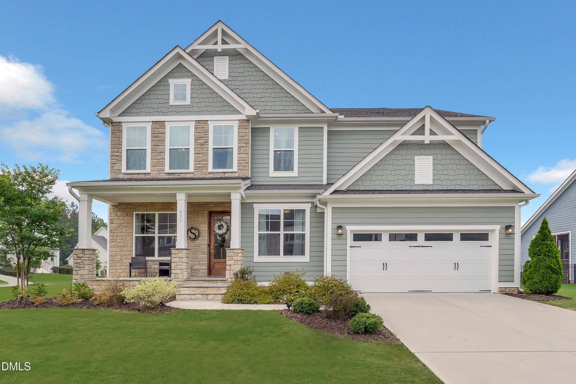 Exterior Front - 301 Silent Bend Drive, Holly Springs, NC 27540