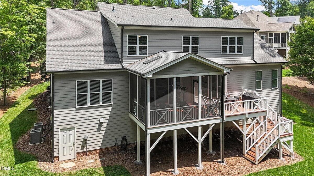 Exterior back - 4235 Henderson Place, Pittsboro, NC 27312