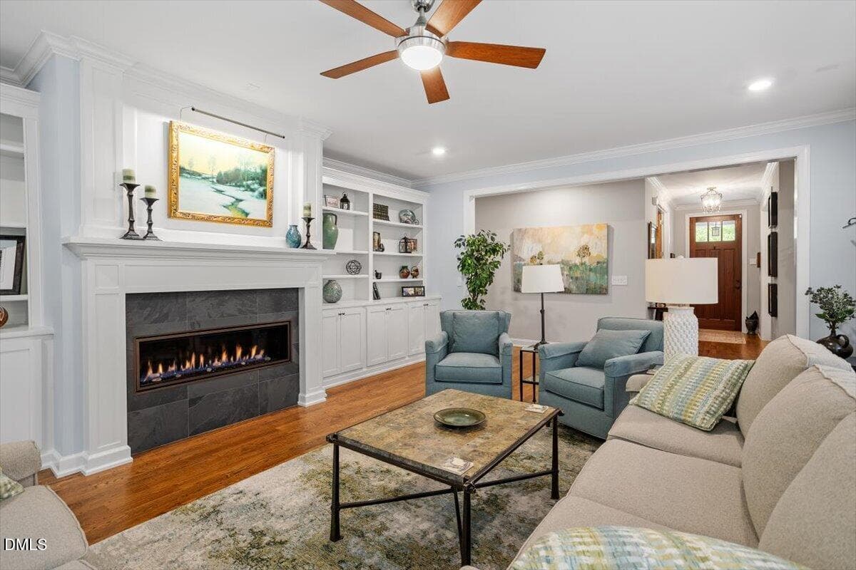 Family room - View 3 - 4235 Henderson Place, Pittsboro, NC 27312