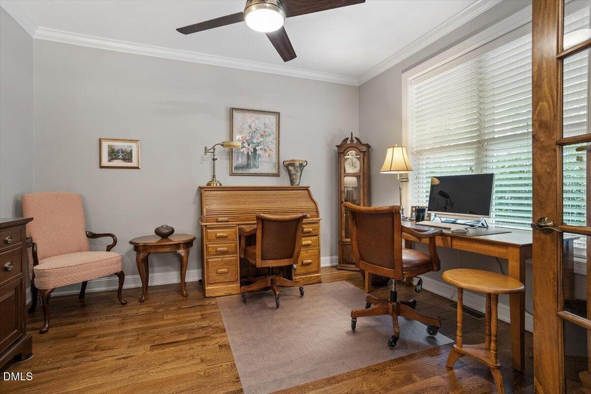 Office ~ den - View 2 - 4235 Henderson Place, Pittsboro, NC 27312