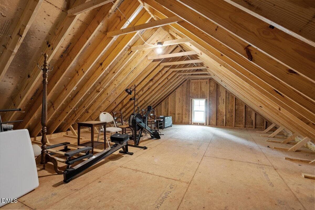 Unfinished attic storage (5) - 4235 Henderson Place, Pittsboro, NC 27312