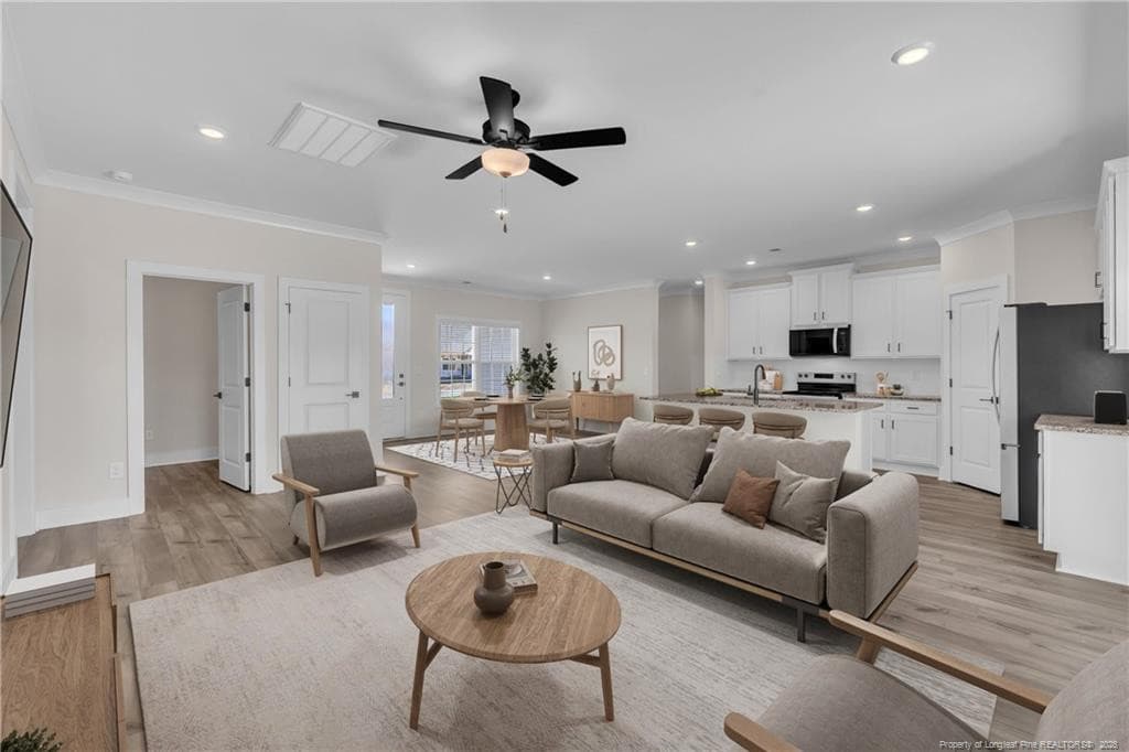 Digitally Staged - 44 Teepee Drive, Lillington, NC 27546