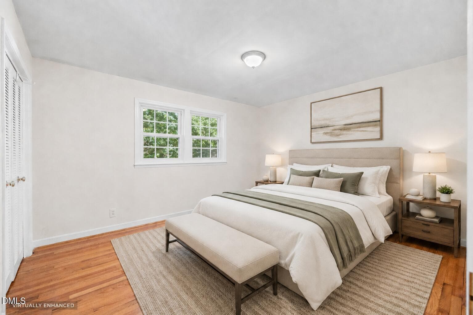 Bedroom 3 Staged - 2802 Devon Road, Durham, NC 27707, Durham