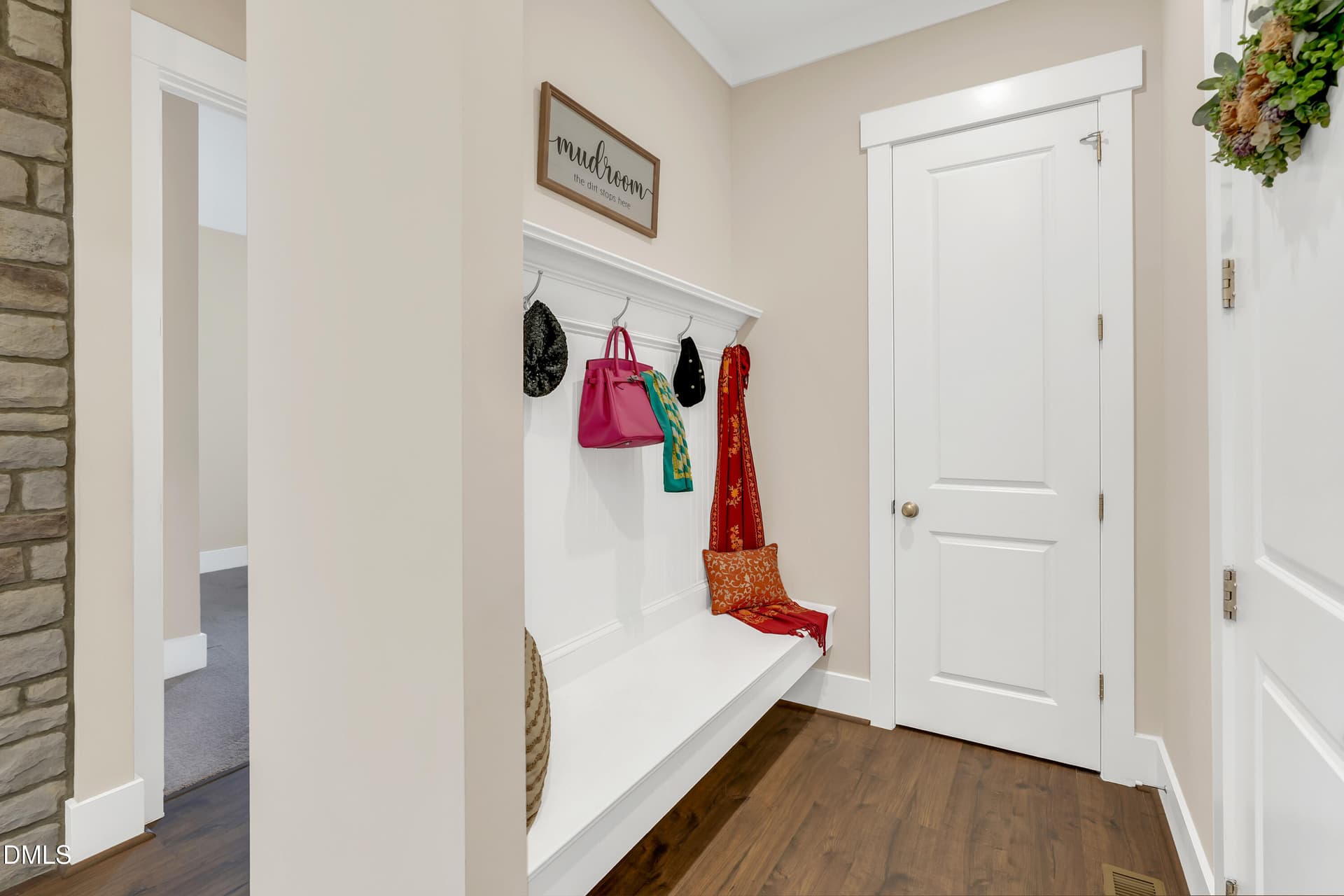 Mudroom Entrance from Garage - 301 Silent Bend Drive, Holly Springs, NC 27540
