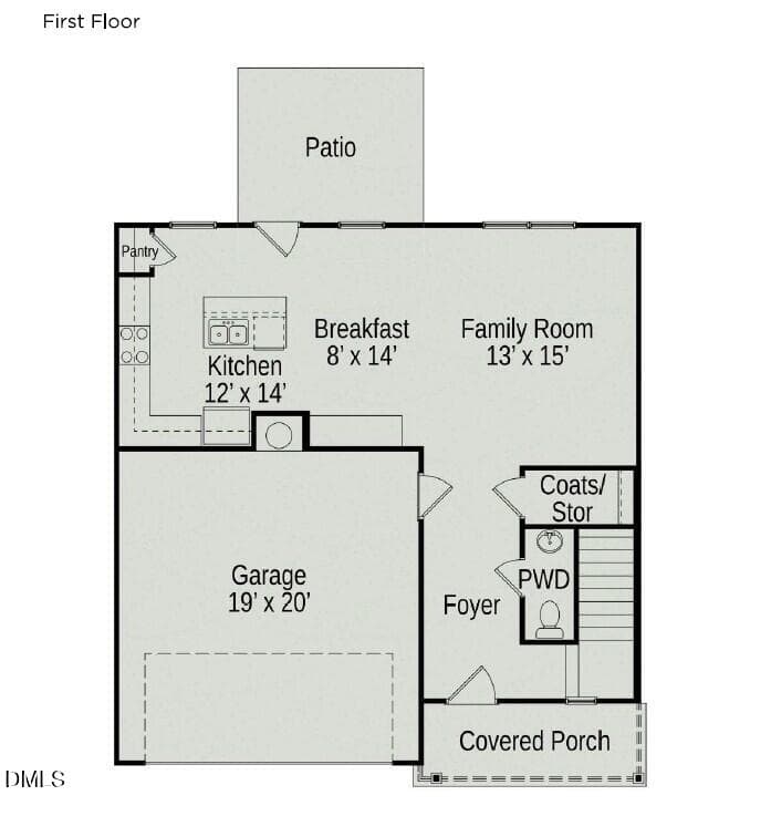 First Floor - 306 Smith Farms Drive, Lillington, NC 27546