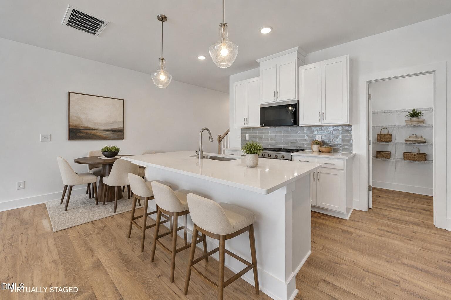 Kitchen - Virtually Staged - 27 Ara Court 206, Angier, NC 27501