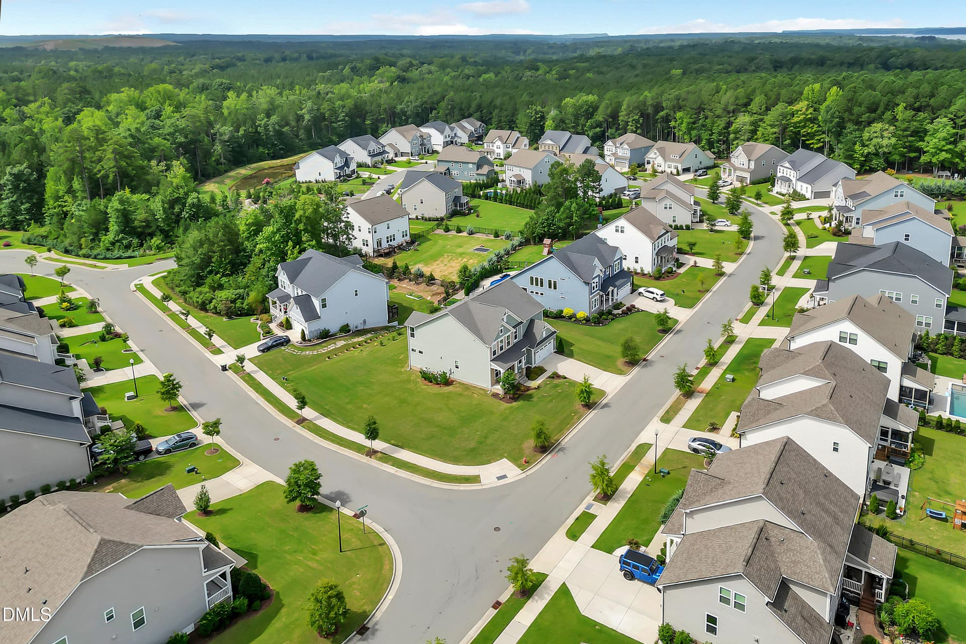 Aerial View - 301 Silent Bend Drive, Holly Springs, NC 27540