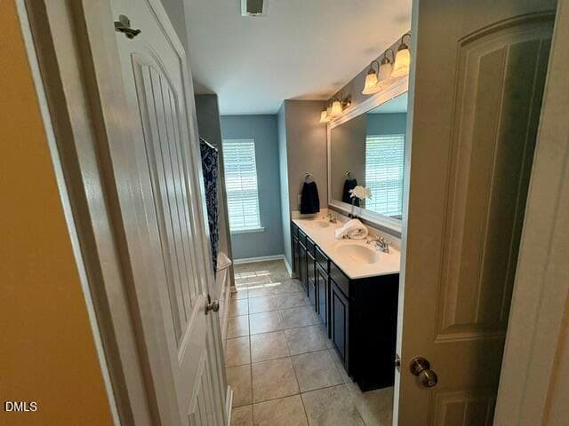 Primary Bath double vanity - 939 Ileagnes Road, Raleigh, NC 27603, Raleigh