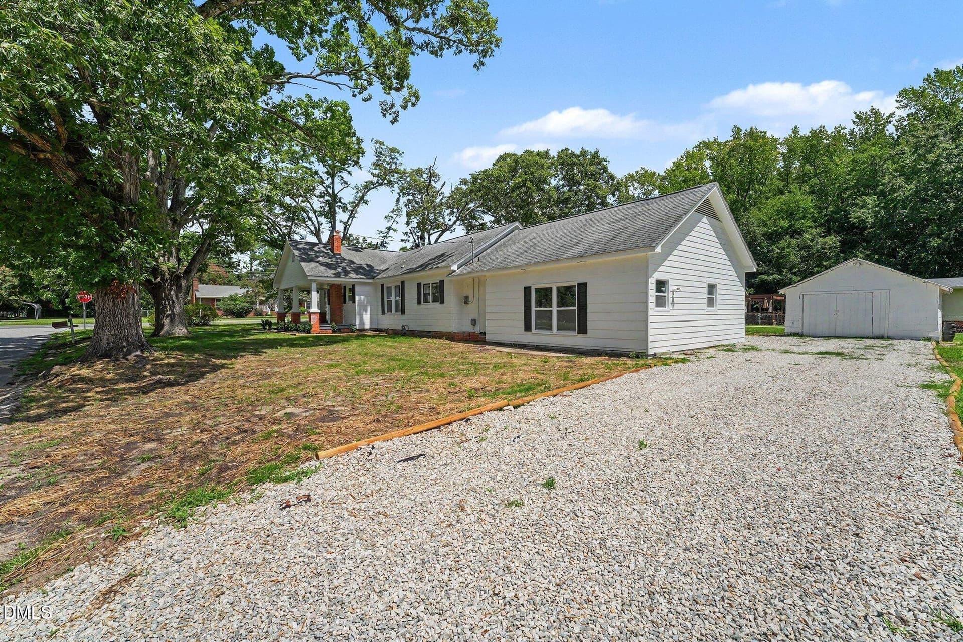 Detached Garage & Parking Area - 207 Old Post Road, Erwin, NC 28339