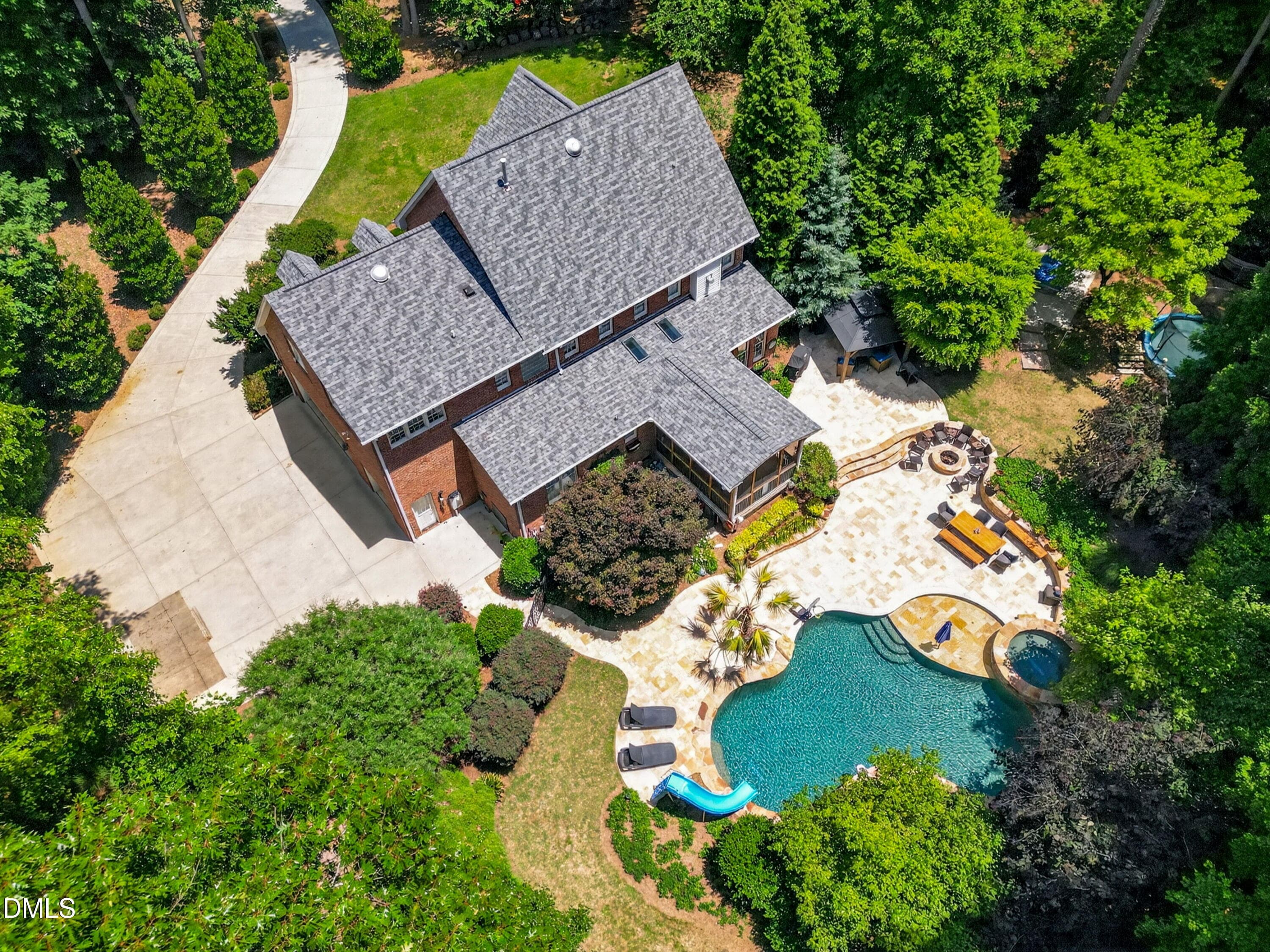 Aerial - 5117 Swisswood Drive, Raleigh, NC 27613, Raleigh