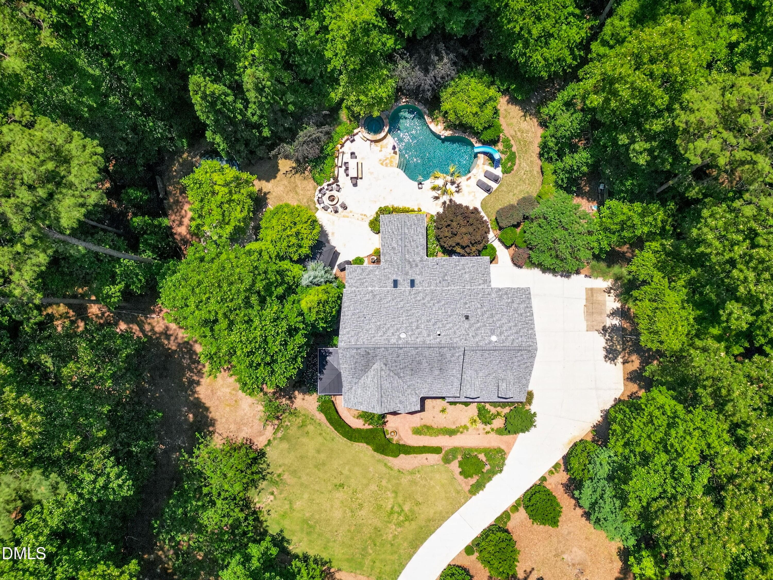 Aerial - 5117 Swisswood Drive, Raleigh, NC 27613, Raleigh