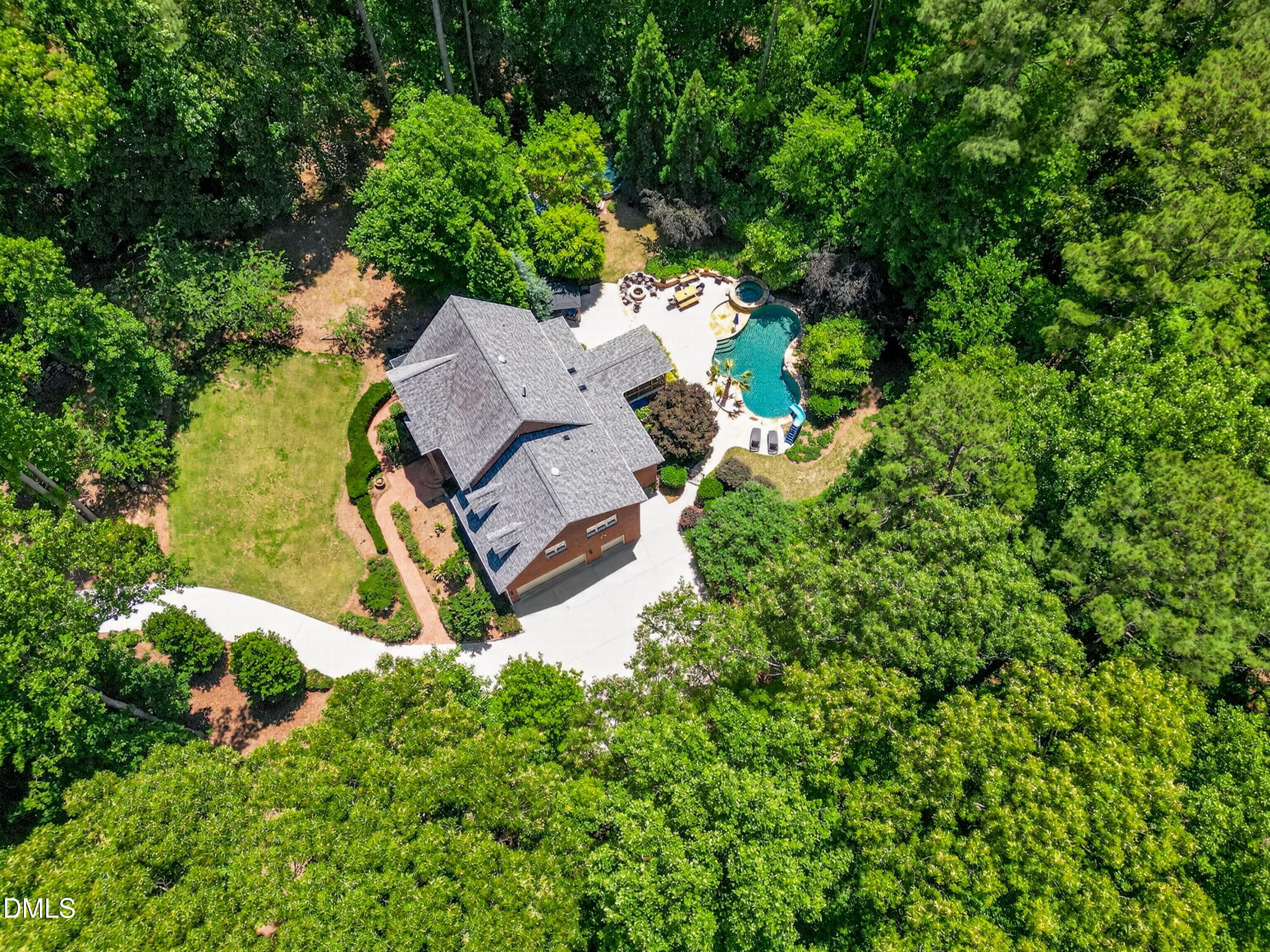Aerial - 5117 Swisswood Drive, Raleigh, NC 27613, Raleigh