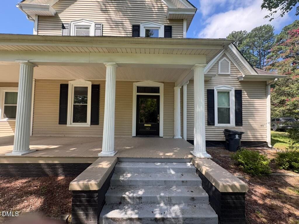 Front porch - 512 Raleigh Street, Oxford, NC 27565