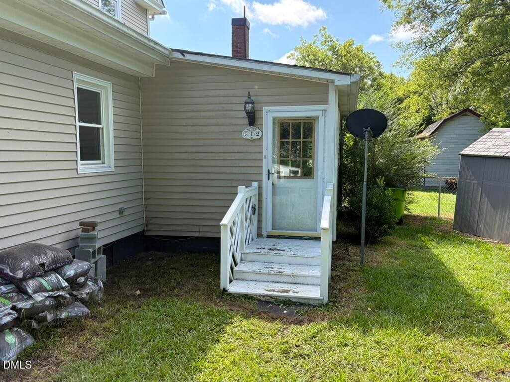 Back door - 512 Raleigh Street, Oxford, NC 27565