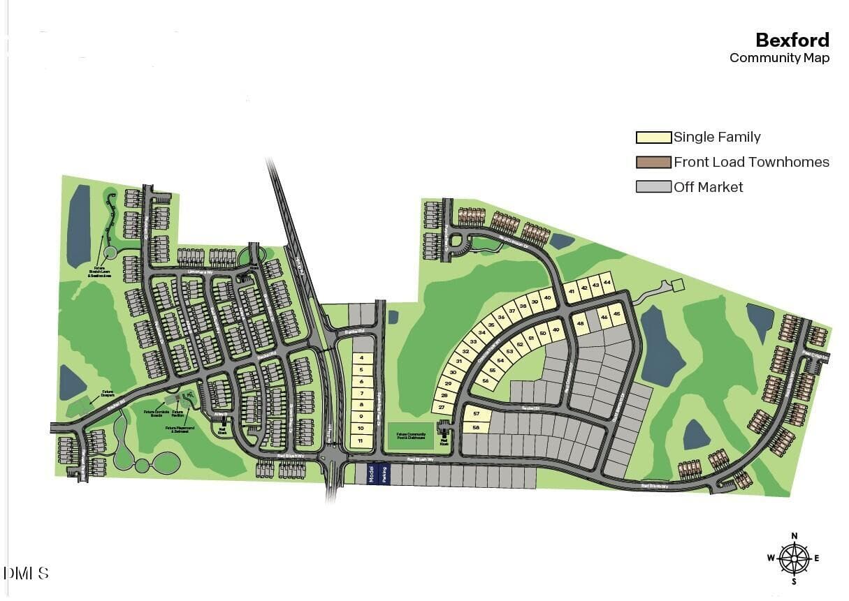Bexford Site Map - 903 Purple Pear Trail, Willow Springs, NC 27592