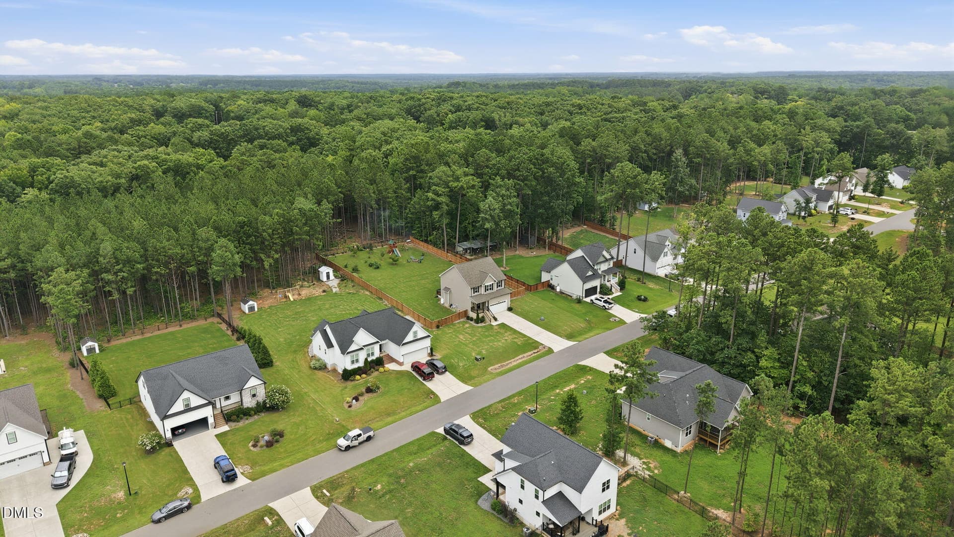 Aerial View - 265 Sorrel Drive, Franklinton, NC 27525