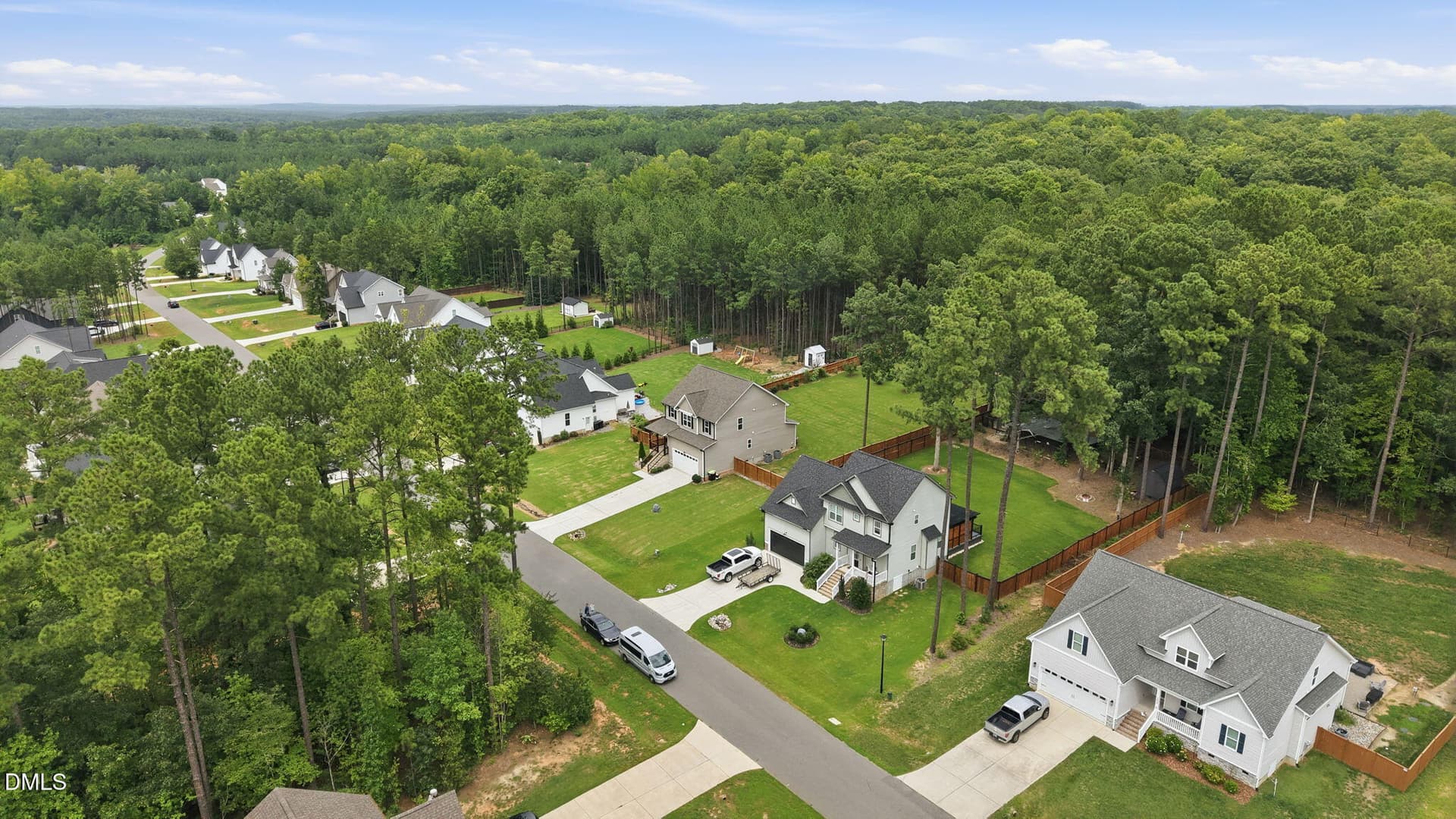 Aerial View - 265 Sorrel Drive, Franklinton, NC 27525