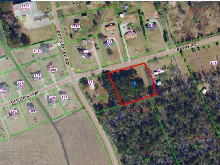 Aerial, Bunn Rd Kenly.jpg - 28 Bunn Road, Kenly, NC 27542